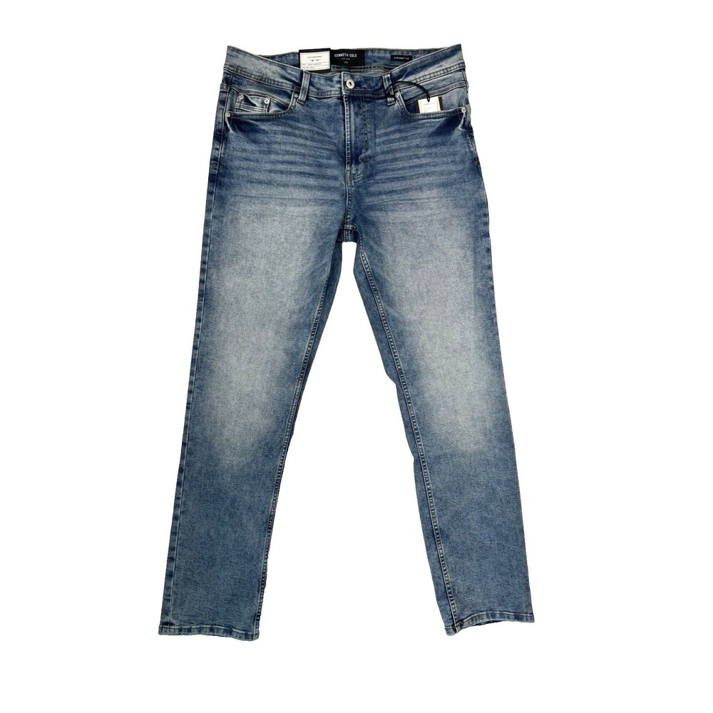 Kenneth Cole Straight Fit Number 2 Bassett Wash Jeans 34x30